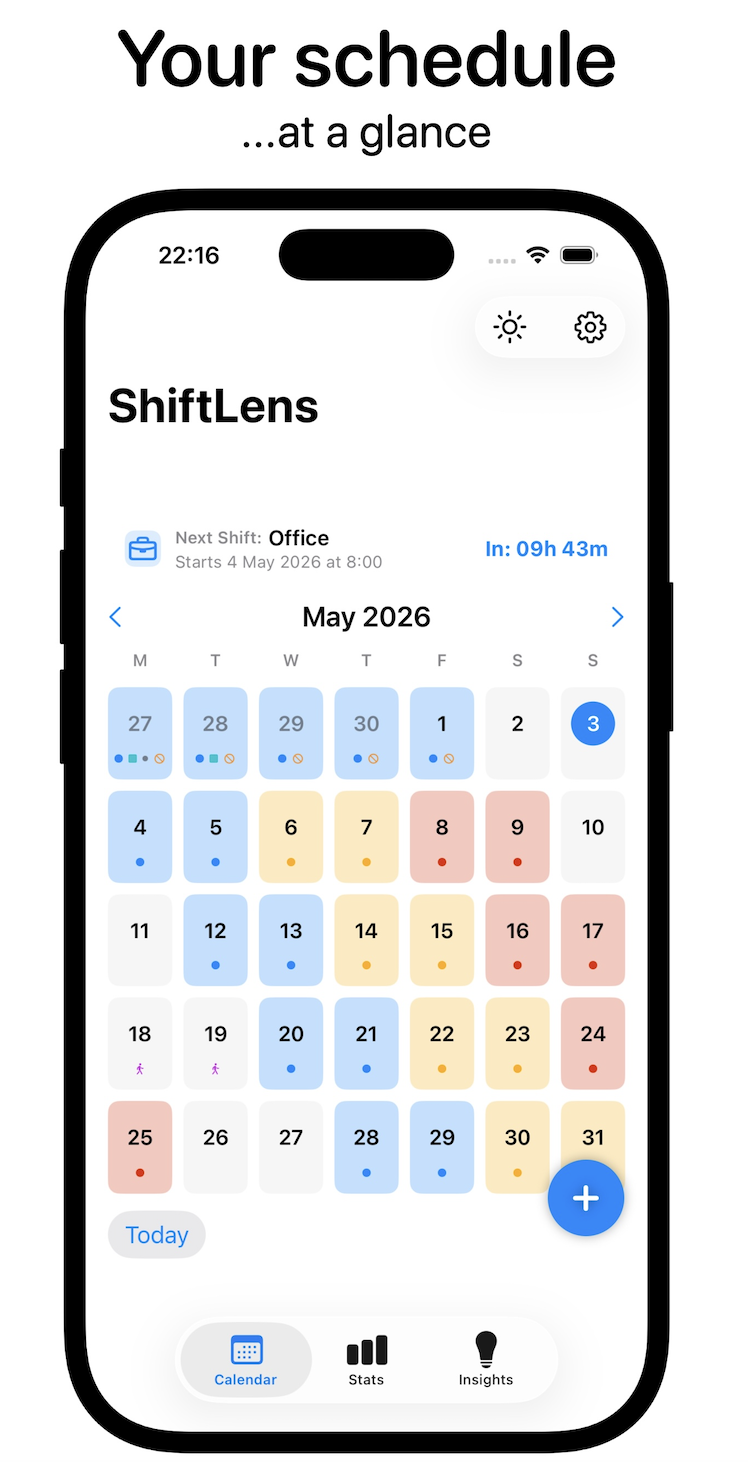 ShiftLens Calendar